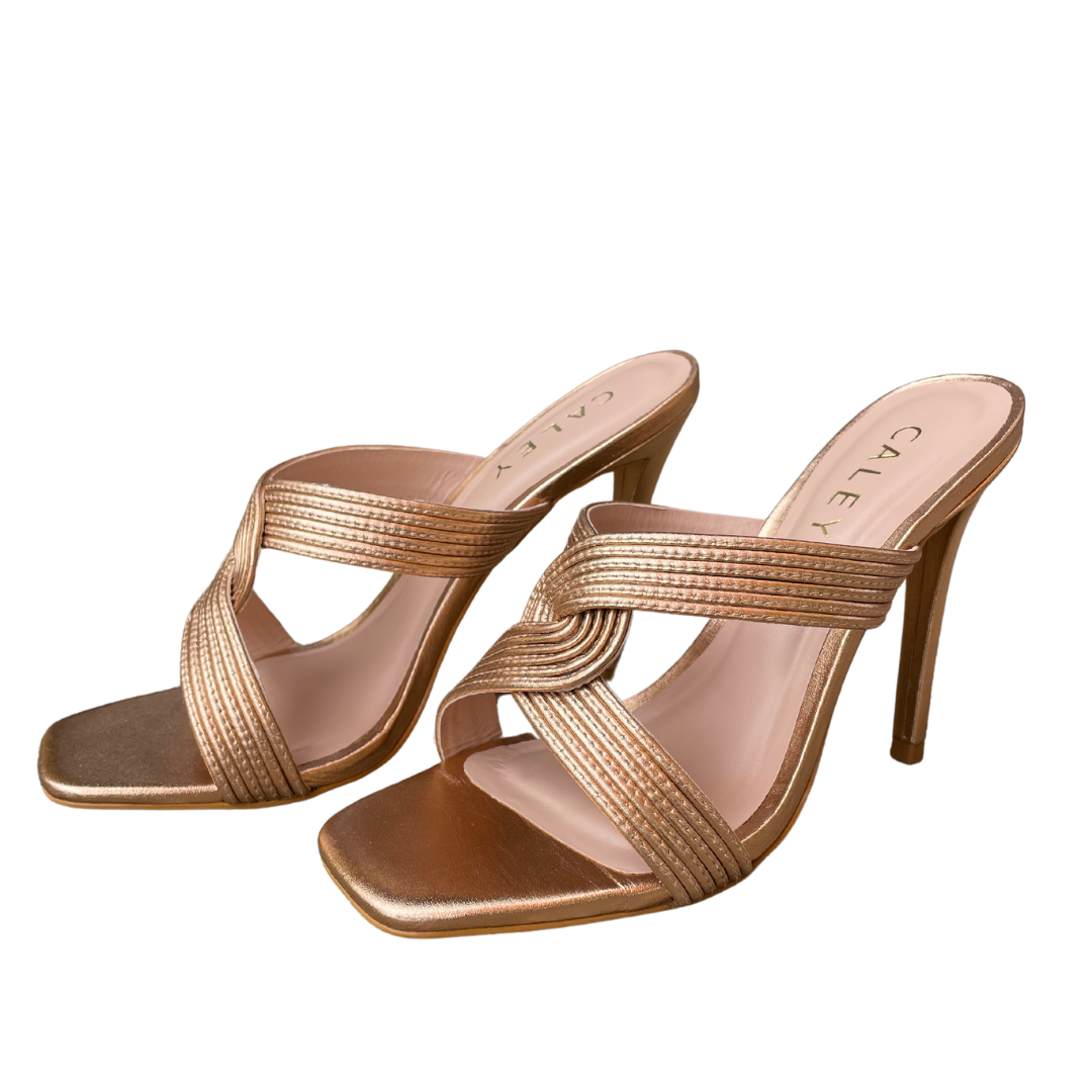 Sabrina Rose-Gold Mule