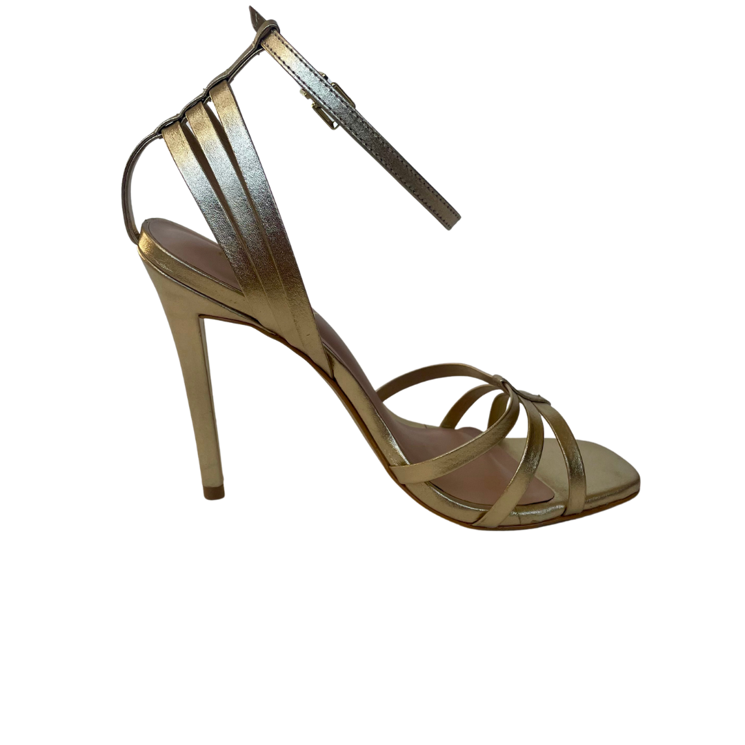 Manuela Light Gold Nappa Leather Heel