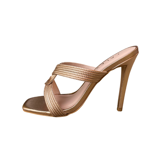 Sabrina Rose-Gold Mule